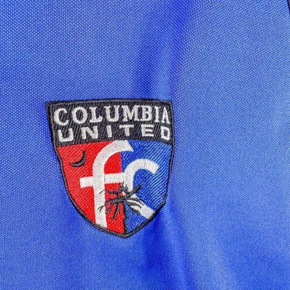 Columbia United FC Jacket Mens Small Blue Adidas Climacool Train Soccer Futbol - Picture 4 of 16